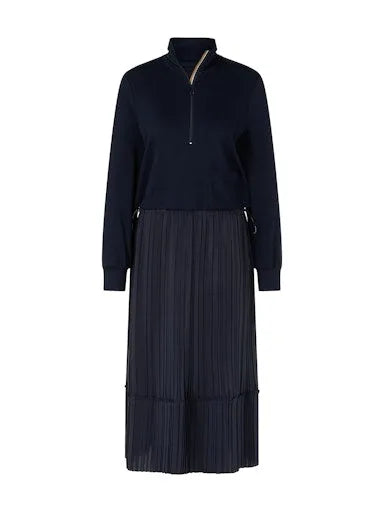 Marc Cain Sports pleated skirt midi dress YS21.12 J67