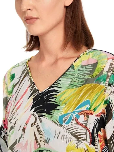Marc Cain Sports patterned short dress YS21.19 W23