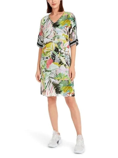 Marc Cain Sports patterned short dress YS21.19 W23