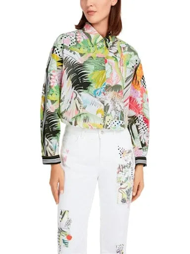Marc Cain Sports cropped zip jacket