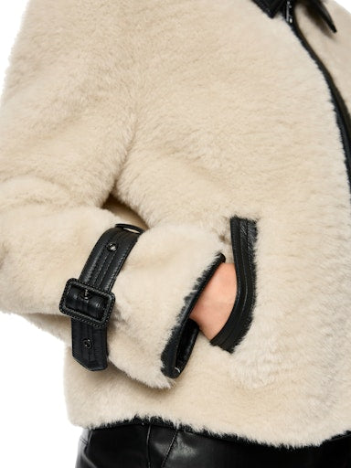 Marc Cain Sport faux fur jacket ZS12.10 W32