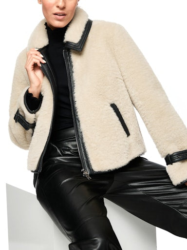 Marc Cain Sport faux fur jacket ZS12.10 W32