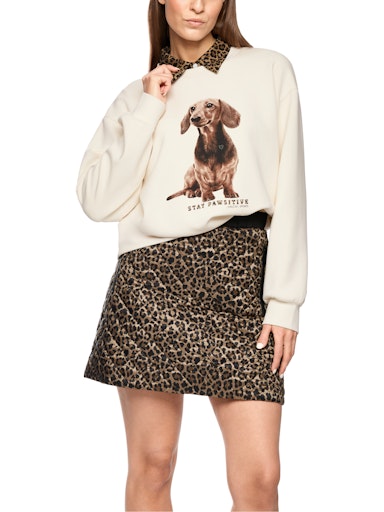 Marc Cain dachshund sweatshirt ZS44.12 J09