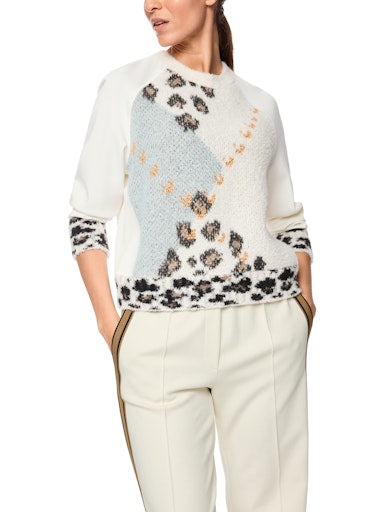 Marc Cain Sports part knit sweater ZS41.26 M31