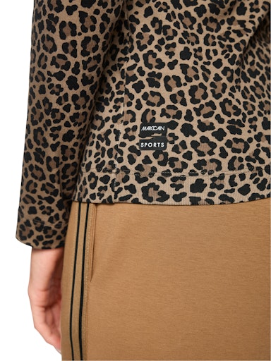 Marc Cain Sports leopard print top ZS48.41 J61