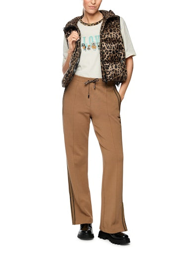 Marc Cain Sports cappuccino Washington wide leg trousers ZS81.47 J09
