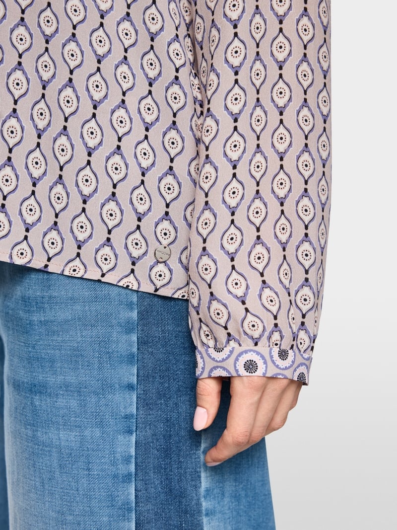 Marc Cain bow and frill blouse ZC51.06 W16