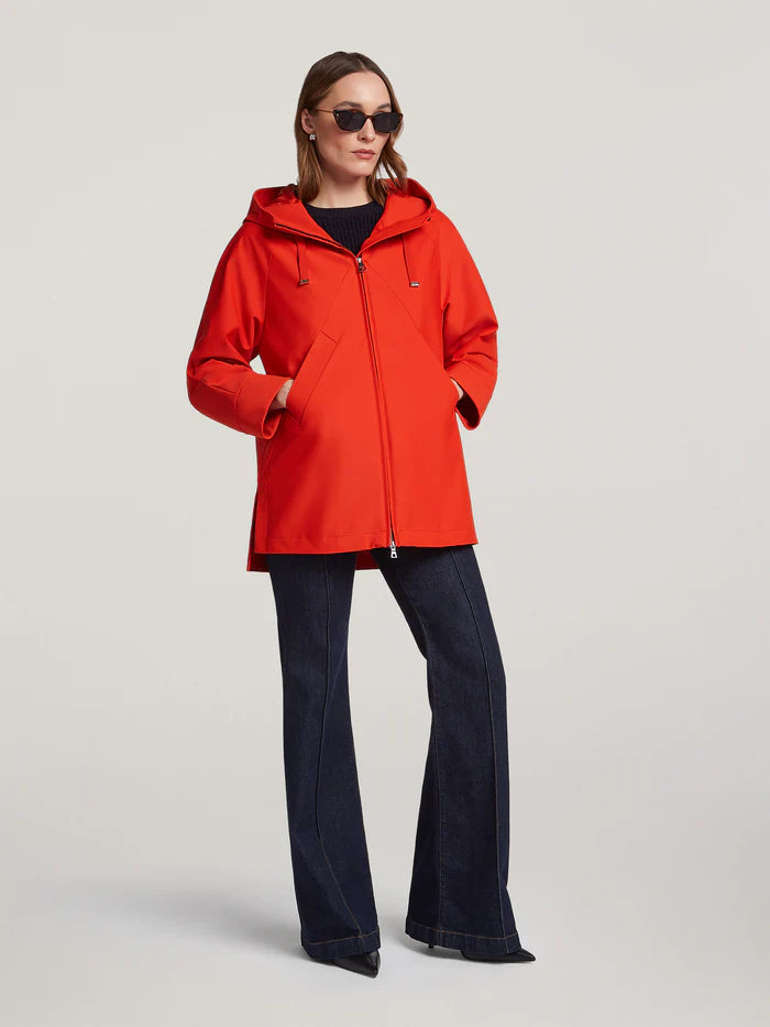 Creenstone Red Technical Cape Coat CSN2520261
