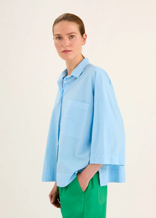 Rosso 35 oversized cotton shirt N1801B