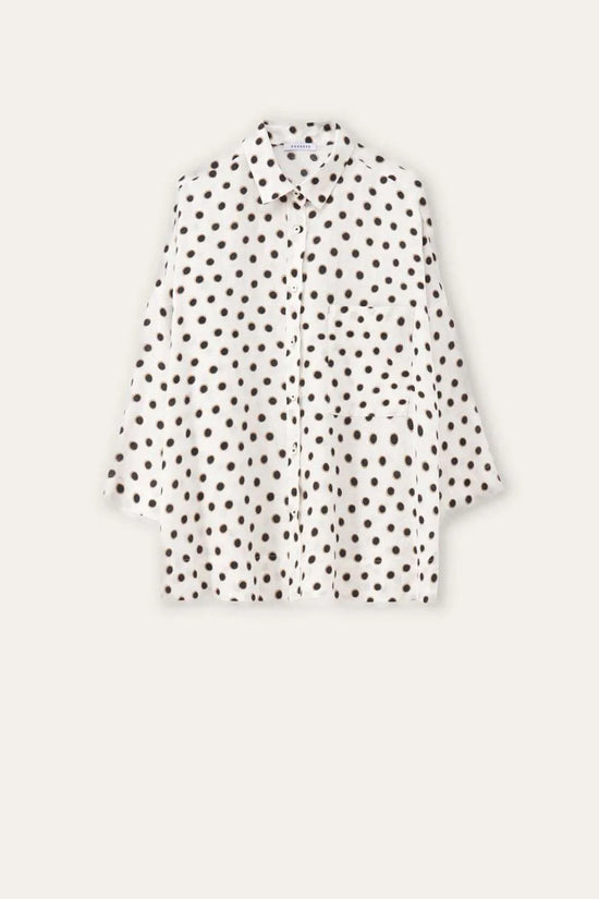 Rosso 35 dot print shirt N1834B