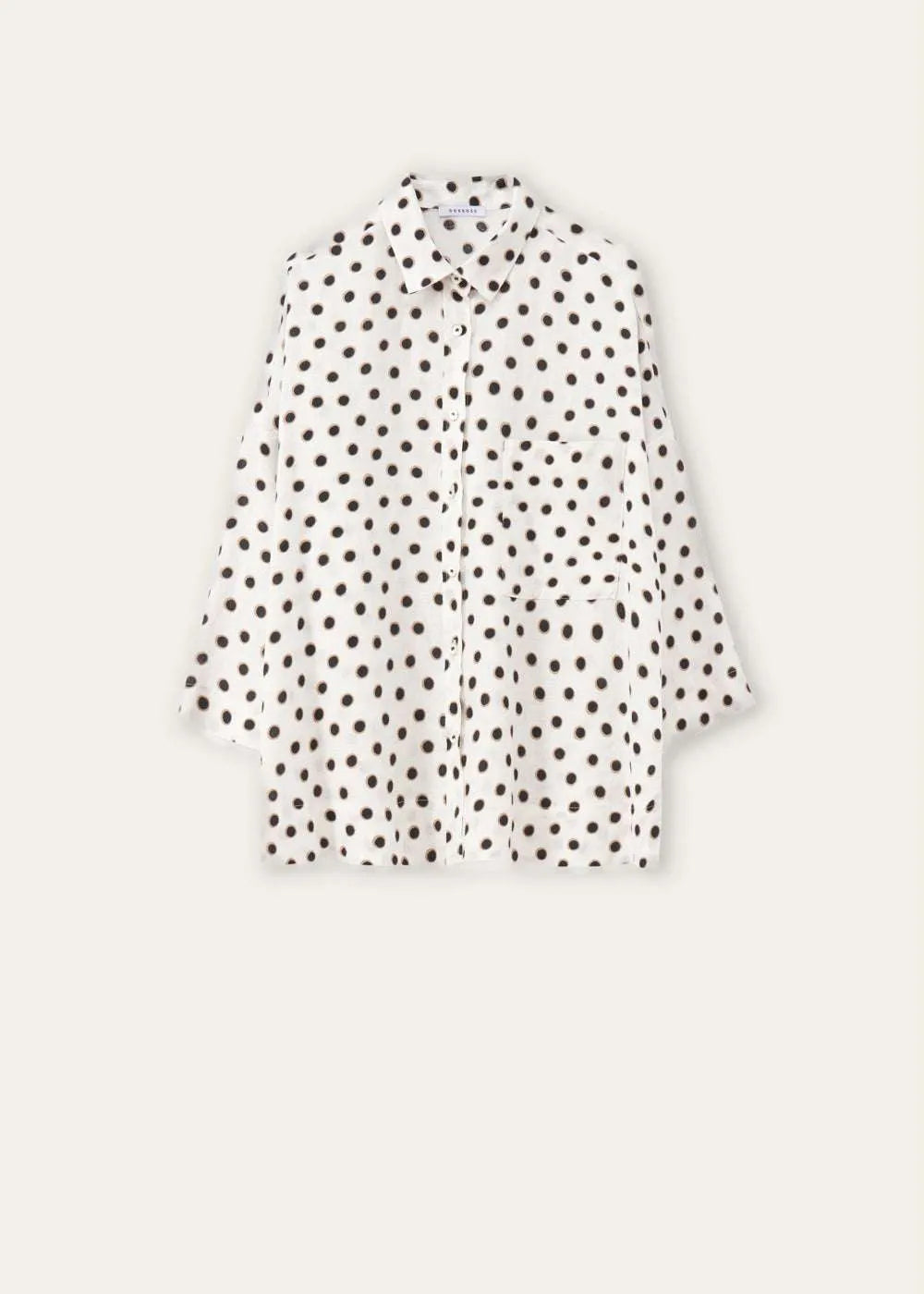 Rosso 35 dot print shirt N1834B