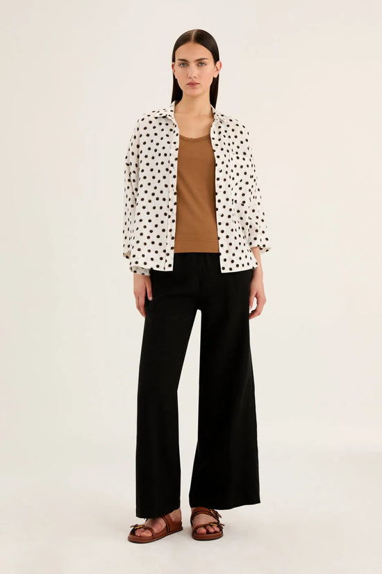 Rosso 35 dot print shirt N1834B