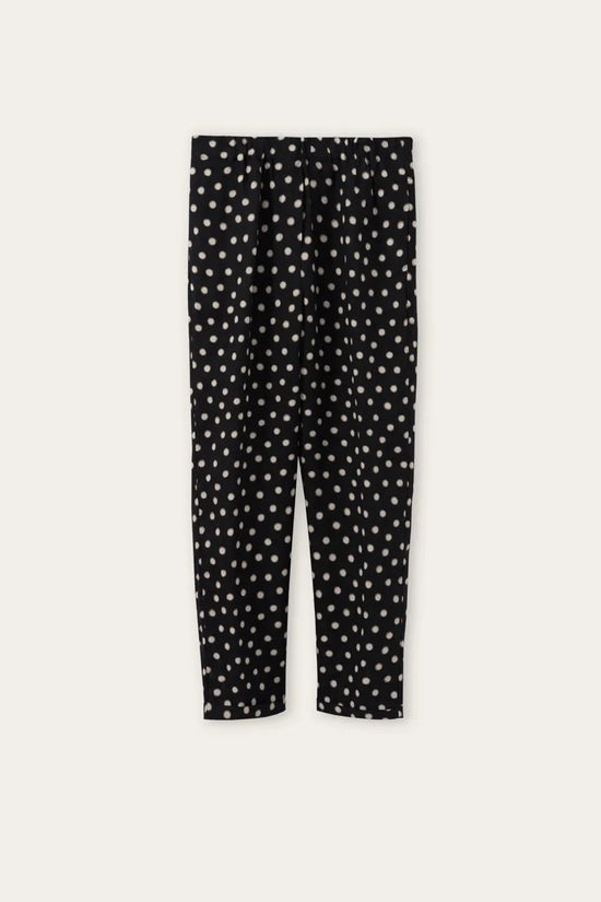 Rosso35 dot print linen trousers N1835P