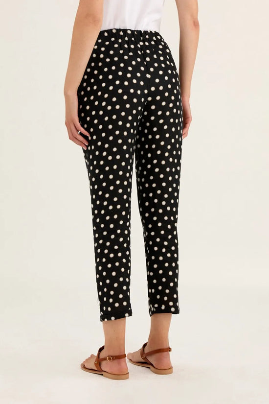 Rosso35 dot print linen trousers N1835P