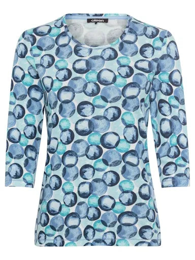 Olsen circle print t-shirt 11104979