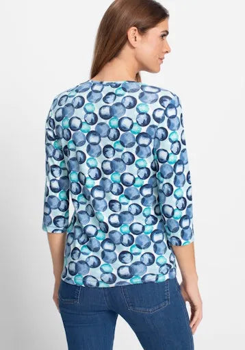 Olsen circle print t-shirt 11104979