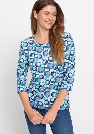 Olsen circle print t-shirt 11104979
