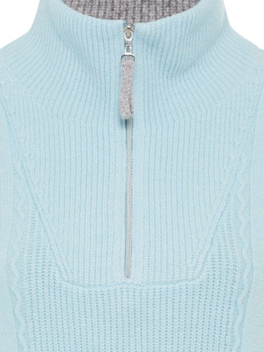 Olsen 1/4 zip turtleneck sweater 11004655