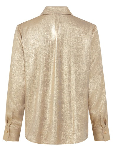 Olsen Gold Long Sleeve Blouse 12002162
