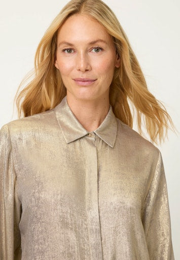 Olsen Gold Long Sleeve Blouse 12002162