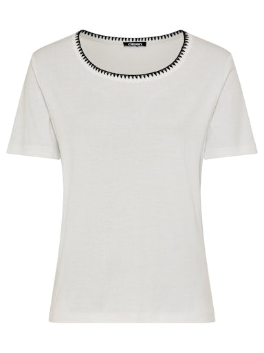 Olsen White Crew Neck T-Shirt