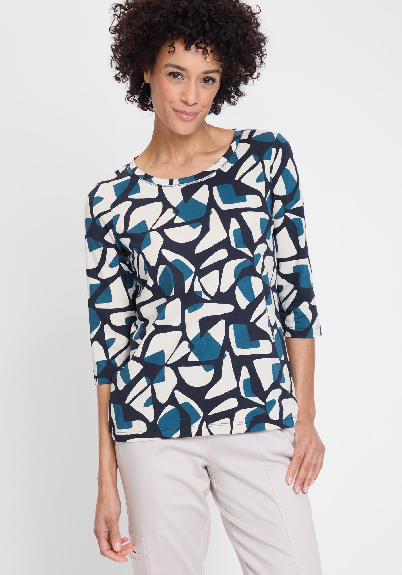 Olsen 3/4 sleeve t-shirt 11105176