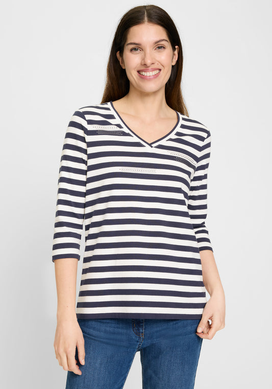 Olsen long sleeve striped t-shirt 11105181