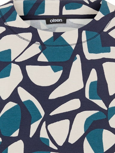 Olsen long sleeve patterned top 11201661