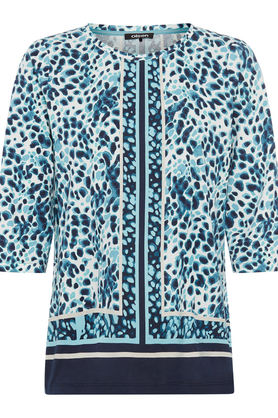Olsen long sleeve spot print t-shirt 11105184
