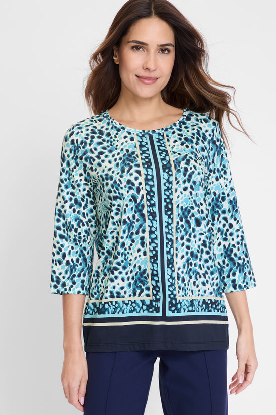 Olsen long sleeve spot print t-shirt 11105184