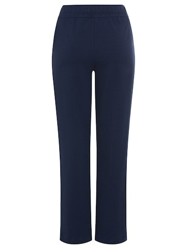 Olsen Casual Drawstring Trousers with Side Pockets in Ink 14002491