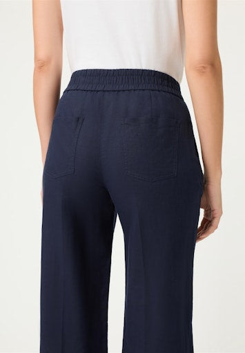 Cotton-Linen Blend with Elastic Waistband