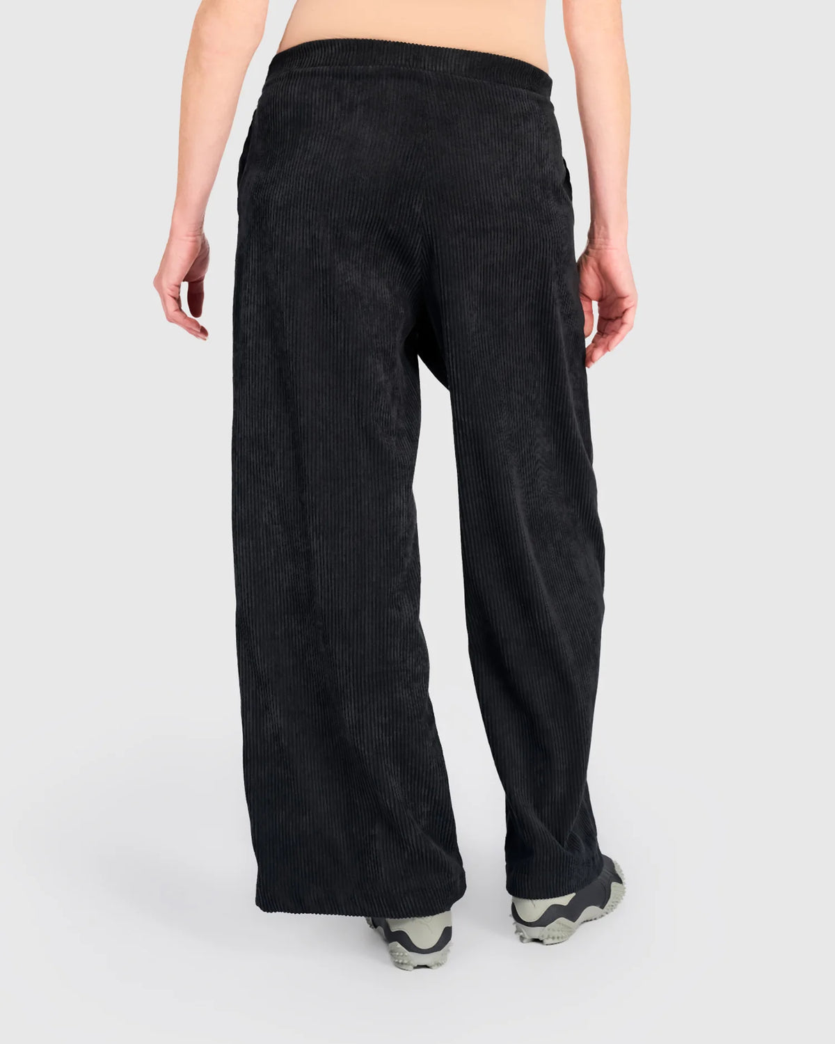 Alembika Black Cord Easy Lantern Trousers