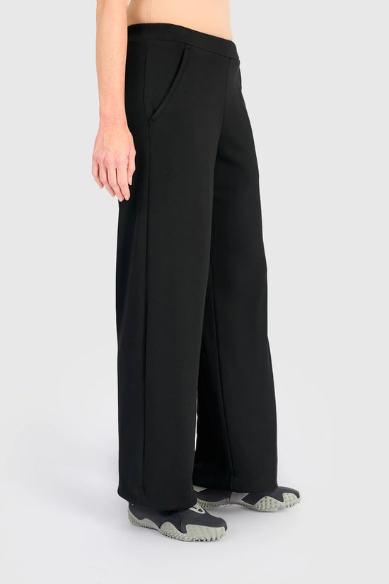 Alembika Black Smoothing Straight Trousers