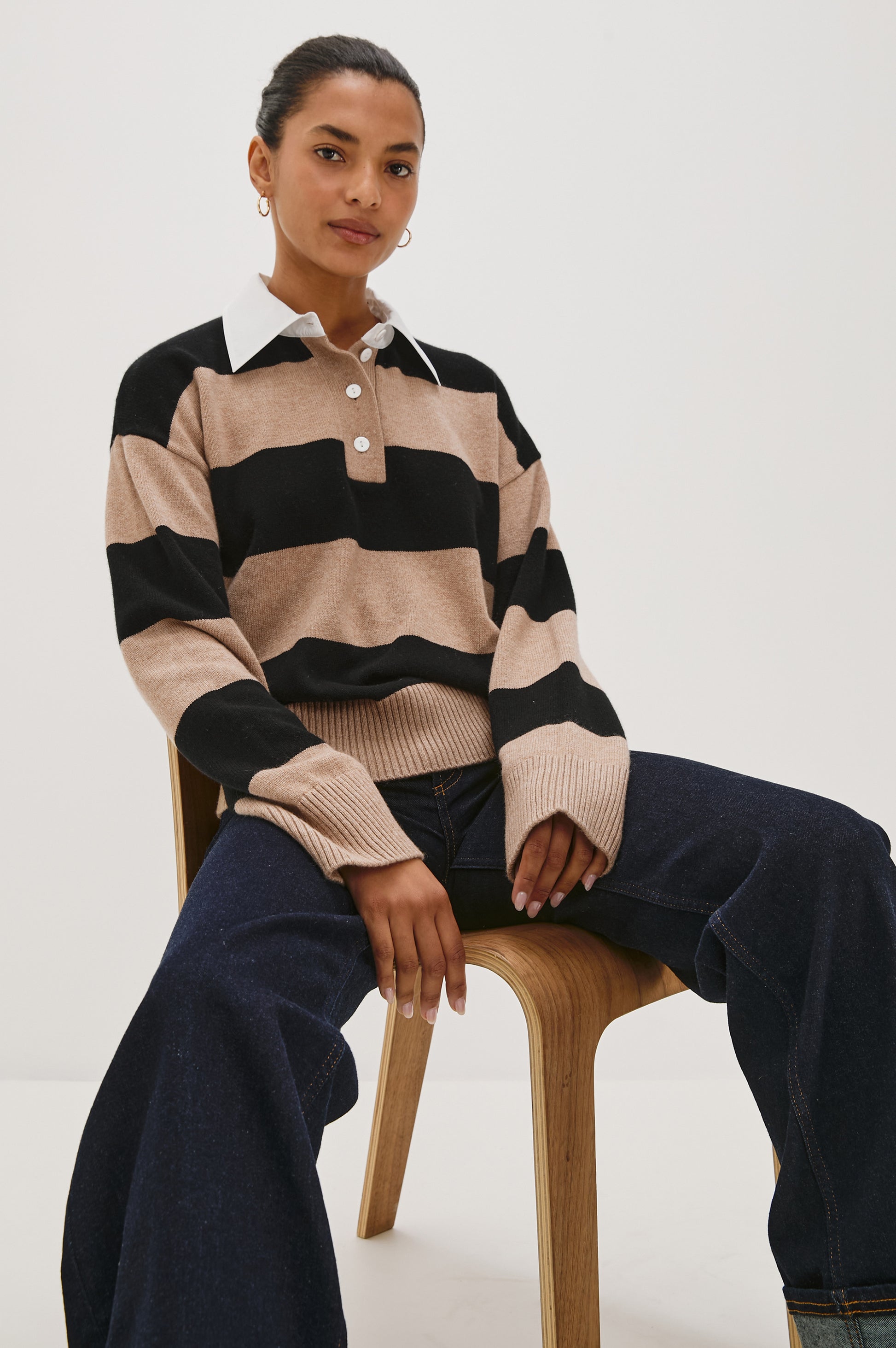 Rails bold stripe polo Paxton