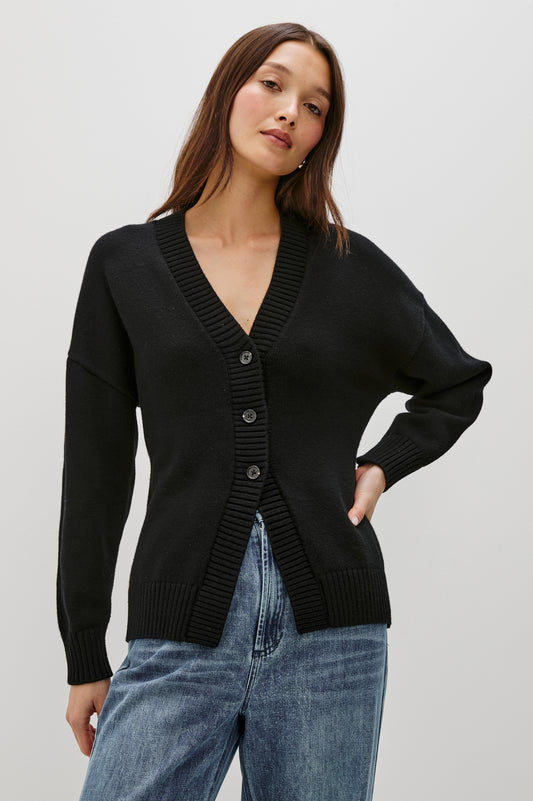 Rails v neck cardigan Philippa