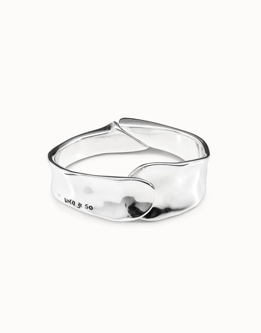 Uno de 50 Silver Waves Shaped Bracelet PUL1806