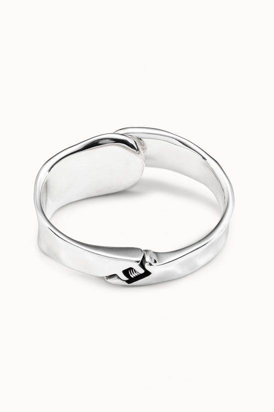 Uno de 50 Silver Waves Shaped Bracelet PUL1806