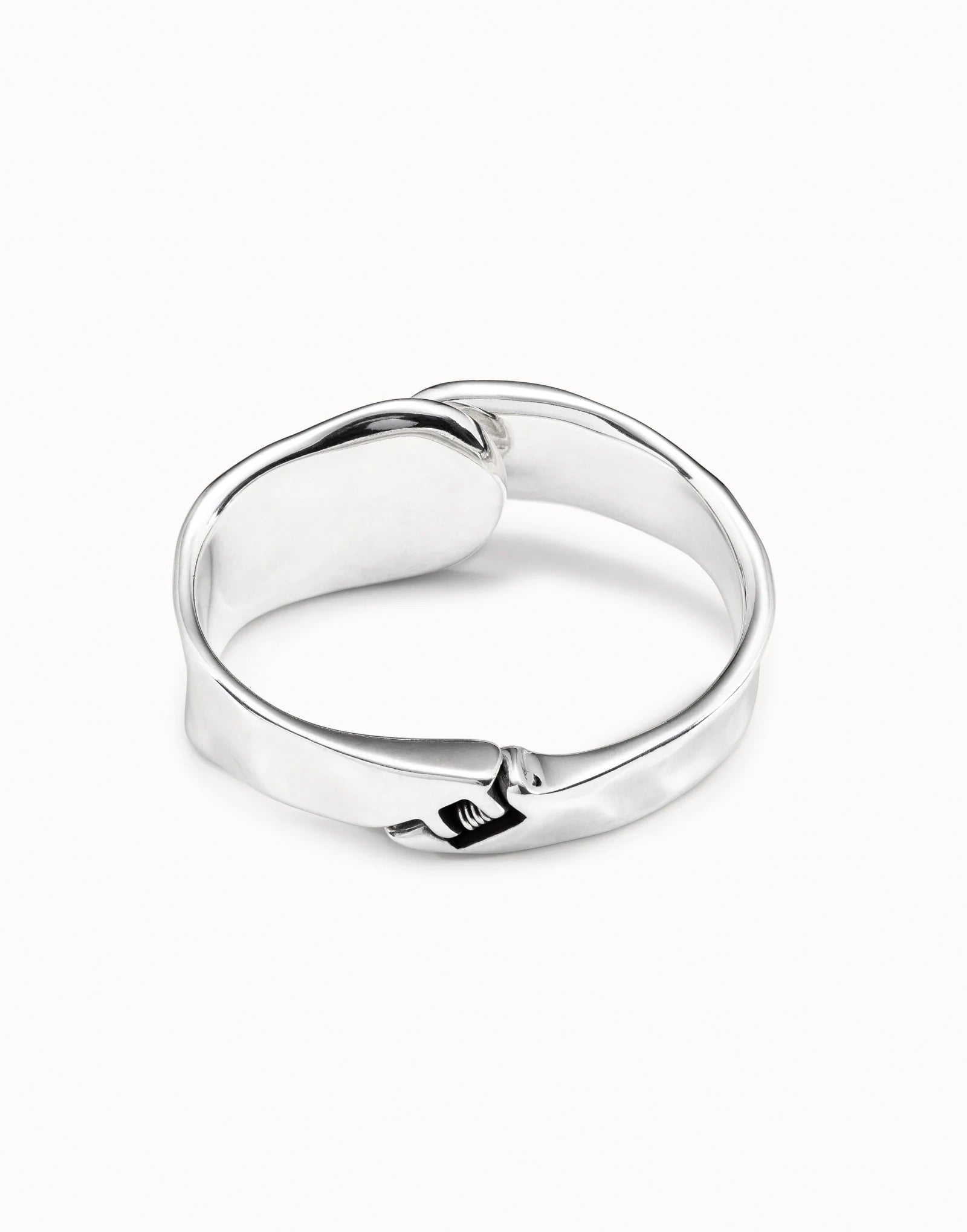 Uno de 50 Silver Waves Shaped Bracelet PUL1806