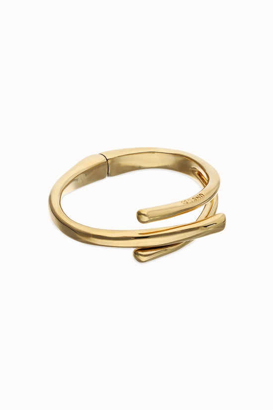 Uno de 50 Bangle Bracelet with Three Intertwined Organic Shapes
