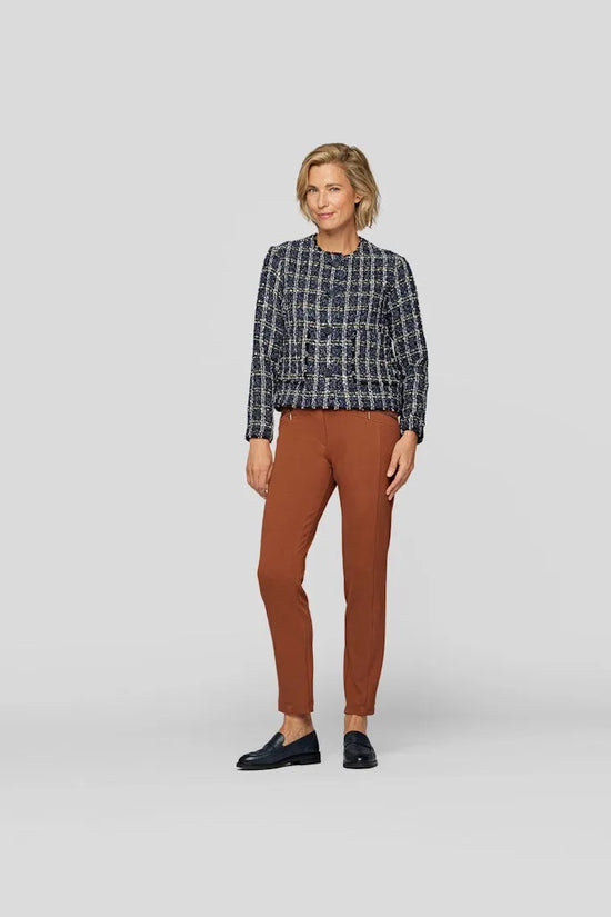 Rabe round neck tweedy jacket 53