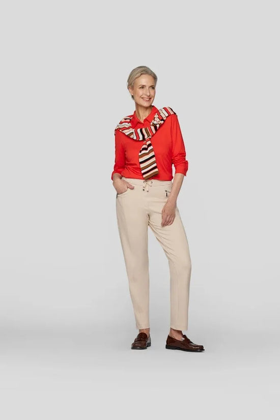 Rabe macadamia tapered leg trousers 53 121454