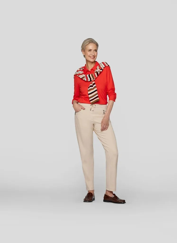 Rabe macadamia tapered leg trousers 53 121454