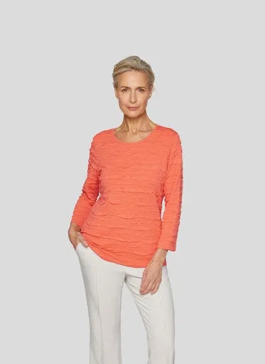 Rabe embossed pattern t-shirt 54 114300