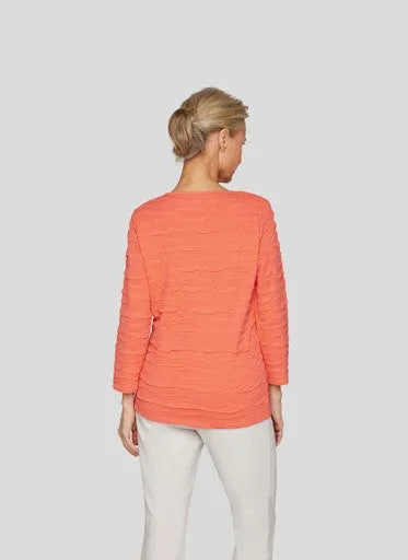 Rabe embossed pattern t-shirt 54 114300