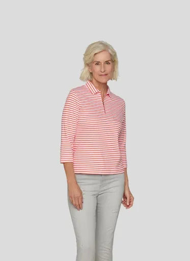 Rabe stripe polo top 54 114351