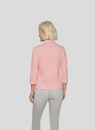 Rabe stripe polo top 54 114351