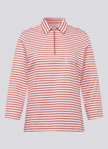 Rabe stripe polo top 54 114351