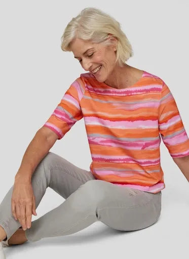 Rabe wavy stripe t-shirt 54 114358