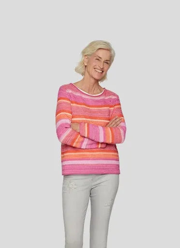 Rabe multi stripe sweater 54 114603